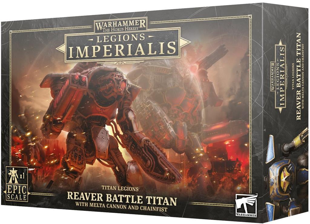 Warhammer The Horus Heresy: Legions Imperialis - Reaver Titan with Melta Cannon and Chainfist