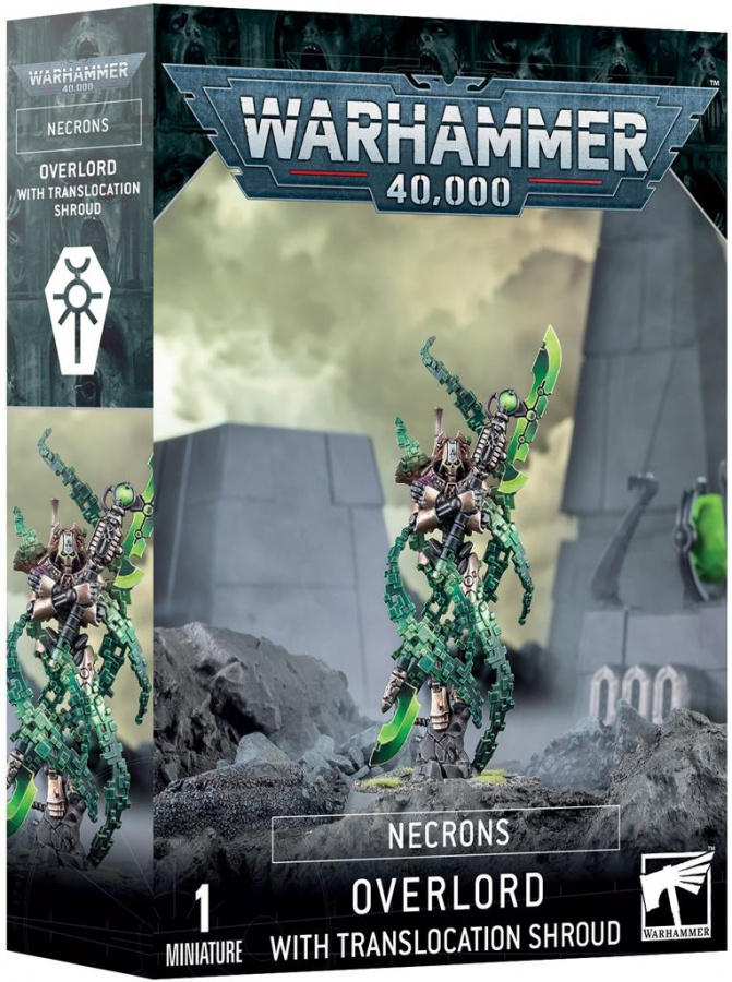 Warhammer 40,000: Necrons - Overlord with Translocation Shroud