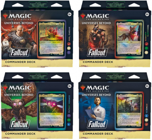 Magic the Gathering: Fallout - Commander Deck Display (4)