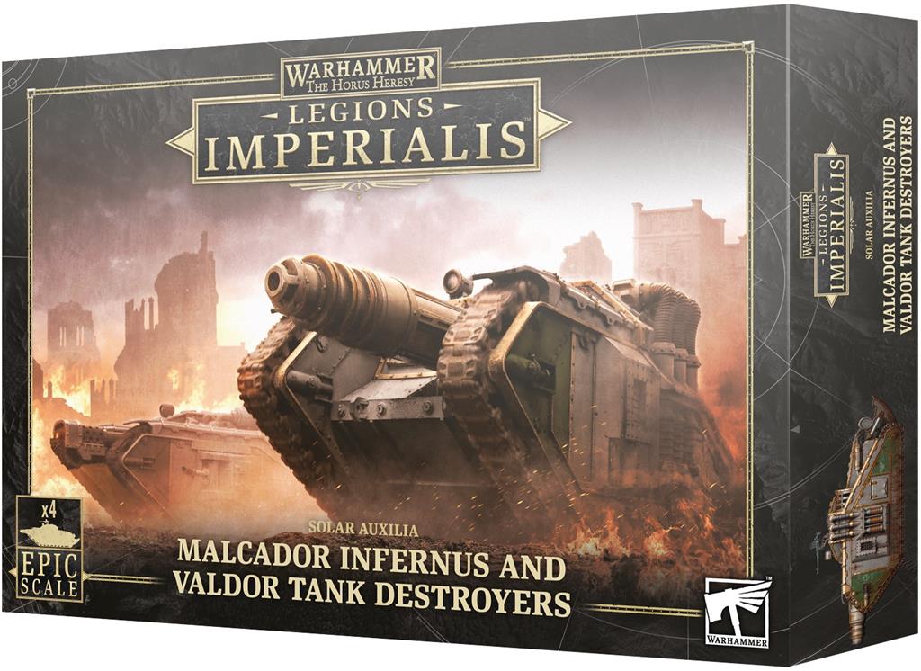 Warhammer The Horus Heresy: Legions Imperialis - Solar Auxilia - Malcador Infernus and Valdor Tank Destroyers