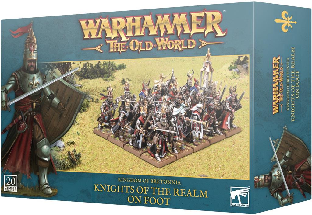 Warhammer The Old World: Kingdom of Bretonnia - Knights of the Realm on Foot