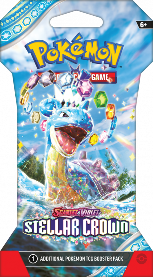 Pokémon TCG: Scarlet & Violet - Stellar Crown - Sleeved  Booster Pack