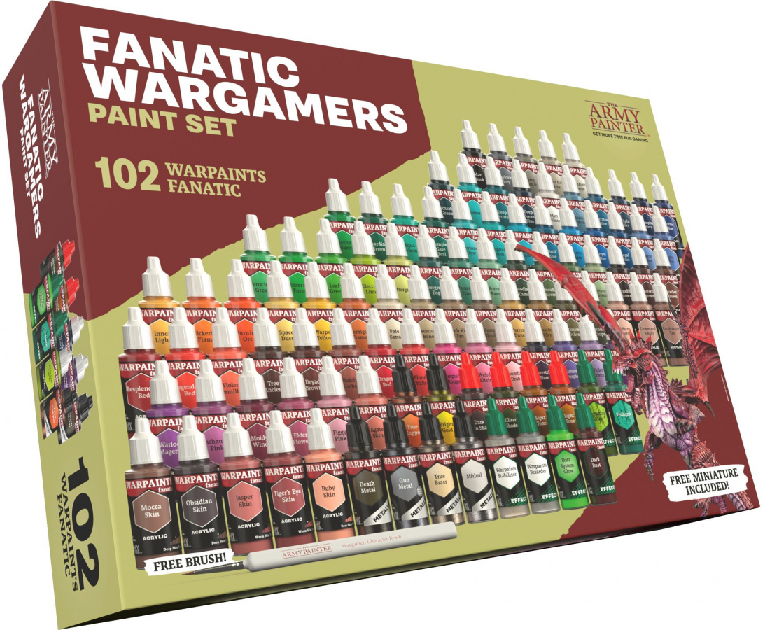  The Army Painter: Warpaints - Fanatic - Wargamers Paint Set