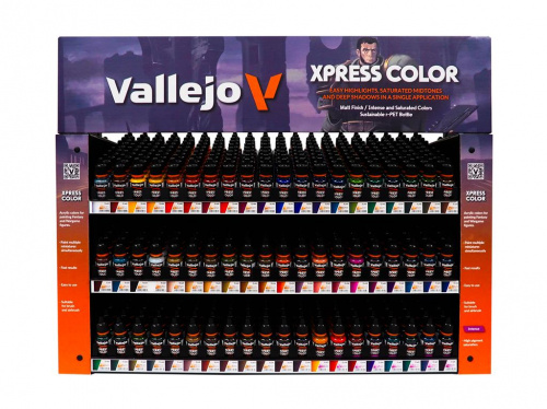 Vallejo: Xpress Color - Regał + zawartość