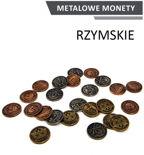 Metalowe Monety - Rzymskie (zestaw 20 monet)