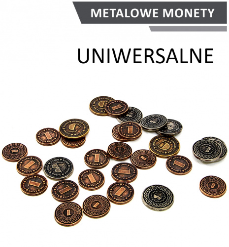 Metalowe Monety - Uniwersalne (zestaw 24 monet)