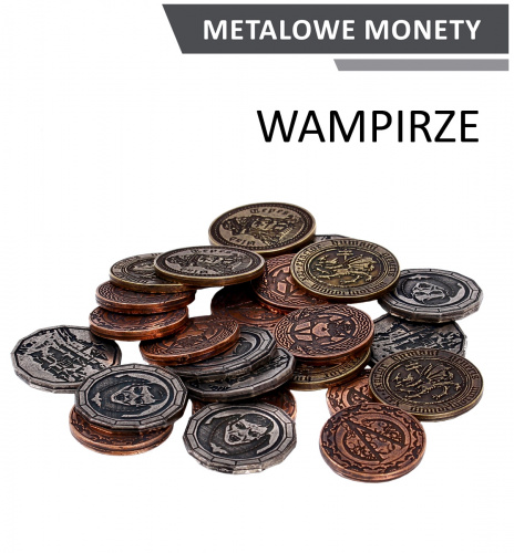Metalowe monety - Wampirze (zestaw 20 monet)
