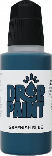 Scale 75: Drop Paint - Greenish Blue