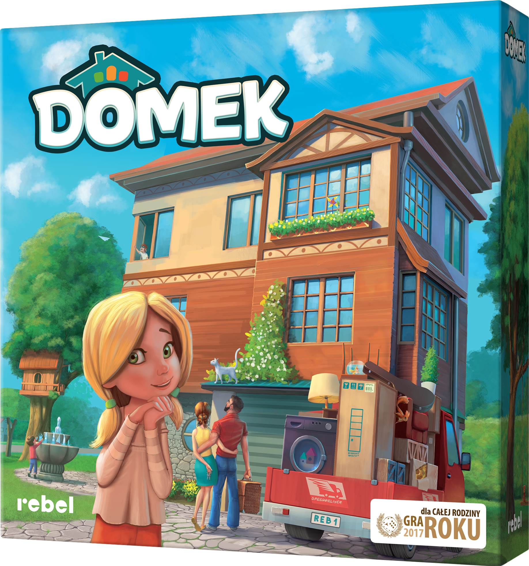 Domek + żetony Bocian i Auto