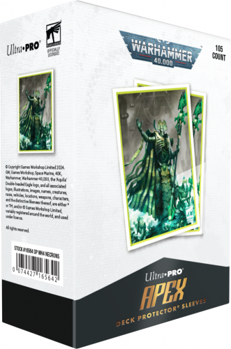 Ultra-Pro: Necron Codex Aligned - 105ct Apex Deck Protector Sleeves