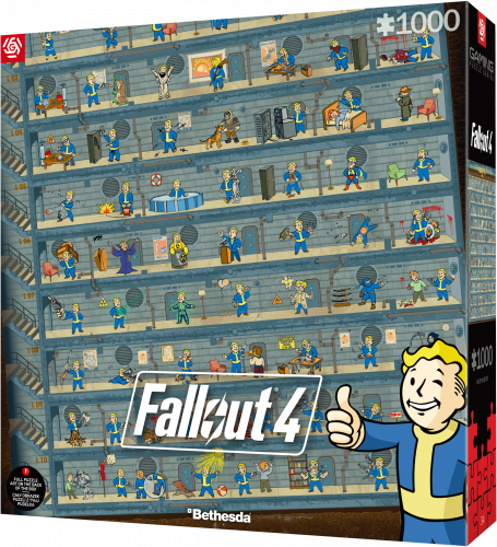 Good Loot Puzzle: Fallout 4 - Perk Poster (1000 elementów)