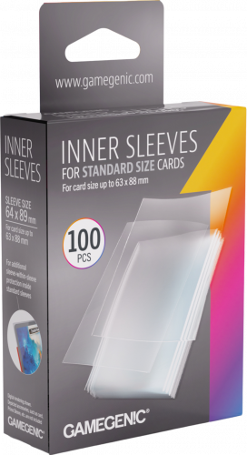 Gamegenic: Inner Sleeves - Standard (64x89 mm) - 100 sztuk