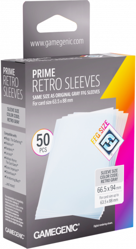 Gamegenic: Prime Retro Sleeves - FFG (66,5x94 mm) - 50 sztuk