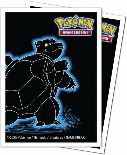 Ultra Pro: Pokémon - Apex Deck Protector Sleeves - Neon Kanto - Blastoise