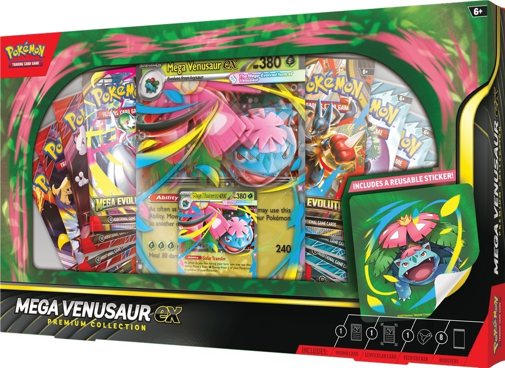 thumbnail image 2 of Pokemon TCG: Mega Venusaur EX Full Art Rainbow – Crimson Blaze – 2 Star Ultra Rare – NM 2 of 5