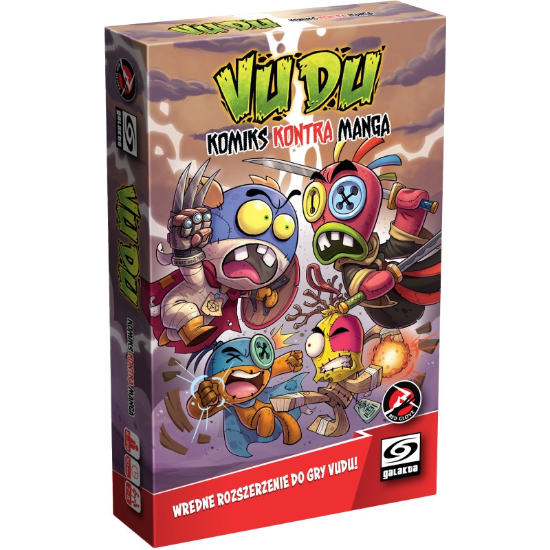 Red Glove Vudù Comics VS Manga - Espansione Per Il Gioco Di Carte Vudù
