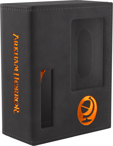 Gamegenic: Arkham Horror - Investigator Deck Tome - Seeker (Black-Orange)