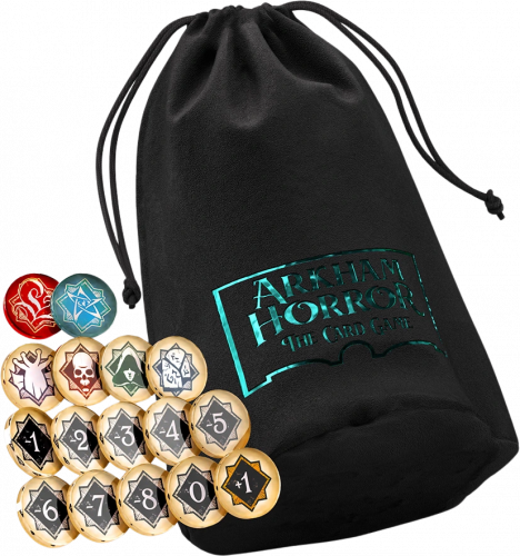 Gamegenic: Arkham Horror - Chaos Tokens + Token Bag