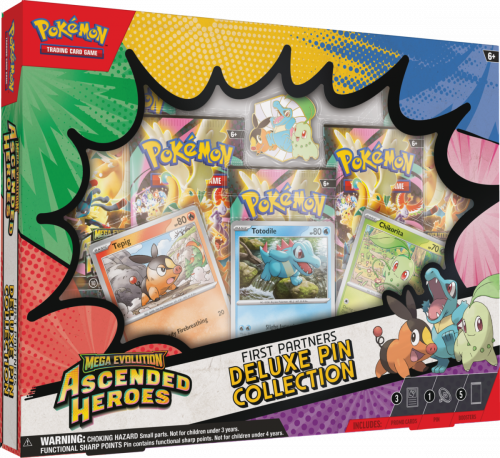 Pokémon TCG: Mega Evolution - Ascended Heroes - Deluxe Pin Collection - First Partners
