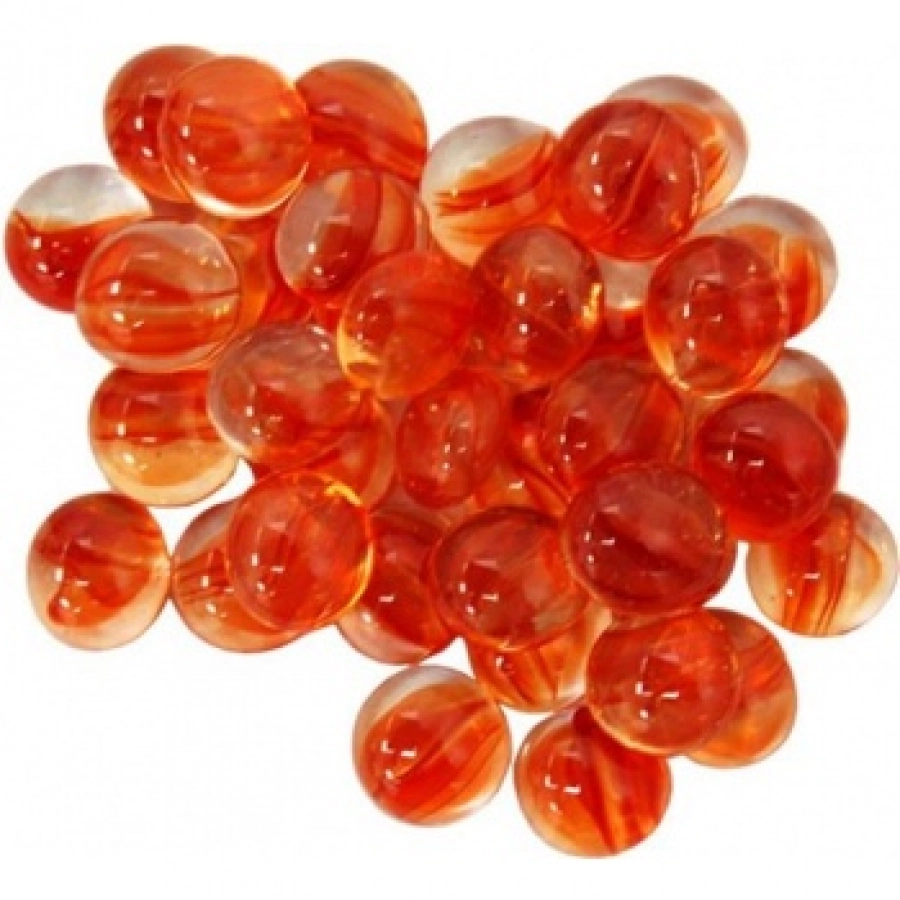 Chessex: Szklane kamienie w tubie - Catseye Red (40)