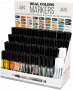 AK Interactive:  Real Colors Markers - RCM151 - Cardboard Display (216)