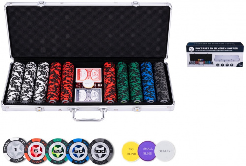 Zestaw do pokera 500 - Prestige (niskie nominały)
