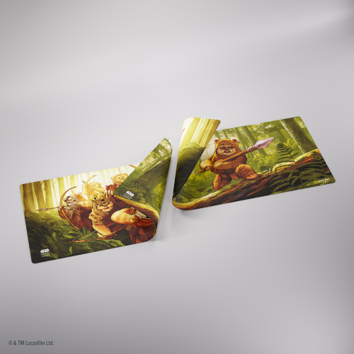 Gamegenic: Star Wars Unlimited - Double-Sided Game Mat - Wicket & Ewok Archers