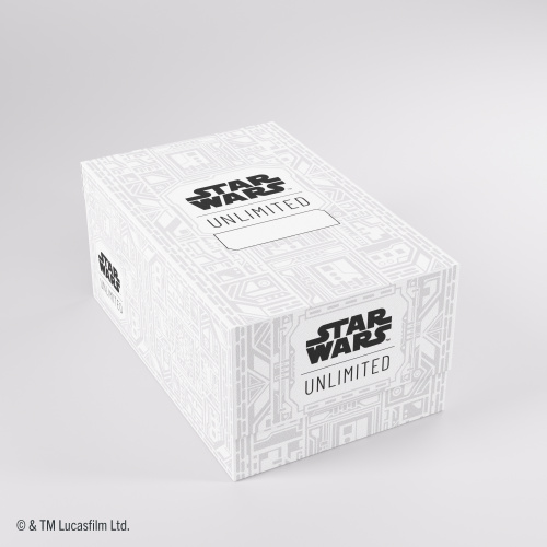 Gamegenic: Star Wars Unlimited - Double Soft Crate - Unlimited Pattern White
