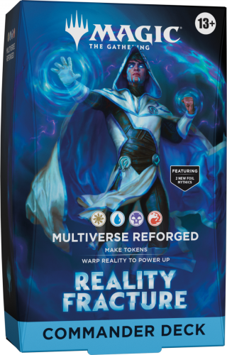 Magic the Gathering: Reality Fracture - Commander Deck - Multiverse Reforged - Display (4)