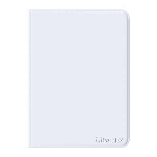 Ultra Pro: Vivid 4-Pocket Zippered PRO-Binder - White