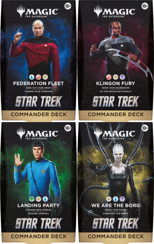 Magic the Gathering: Star Trek - Commander Deck Display (4)