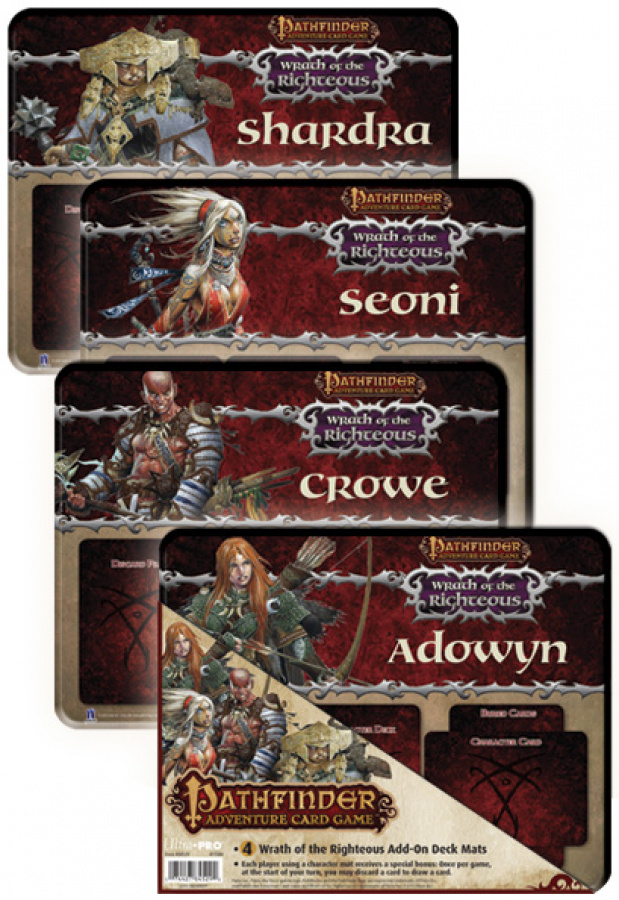 Pathfinder Adventure Card Game: Wrath of the Righteous Add-On Deck - 4 Mats