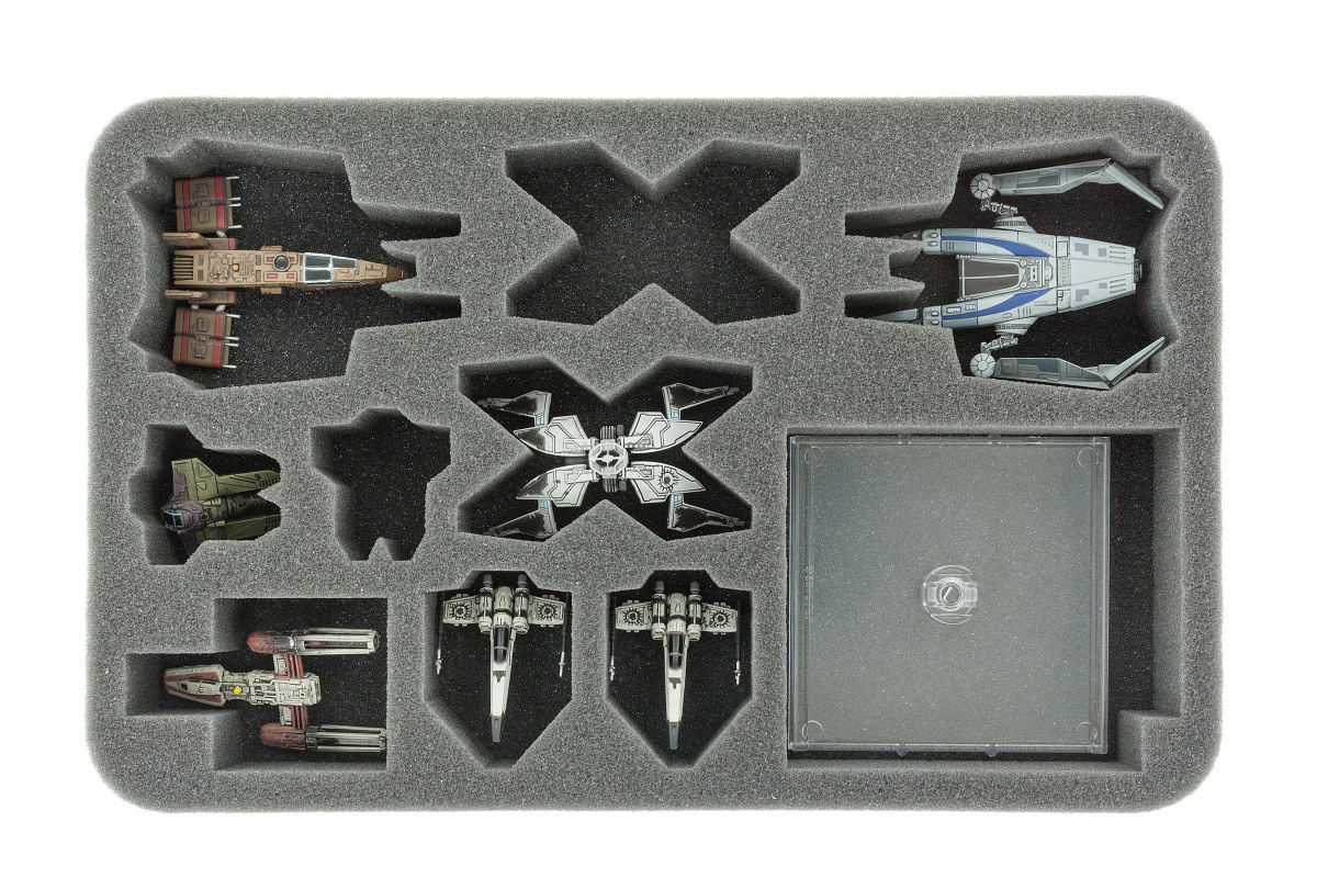 Feldherr Gąbka na X-Wing StarViper, M3-A Interceptor, IG-2000, Z-95 i Y-Wing (10 otworów)