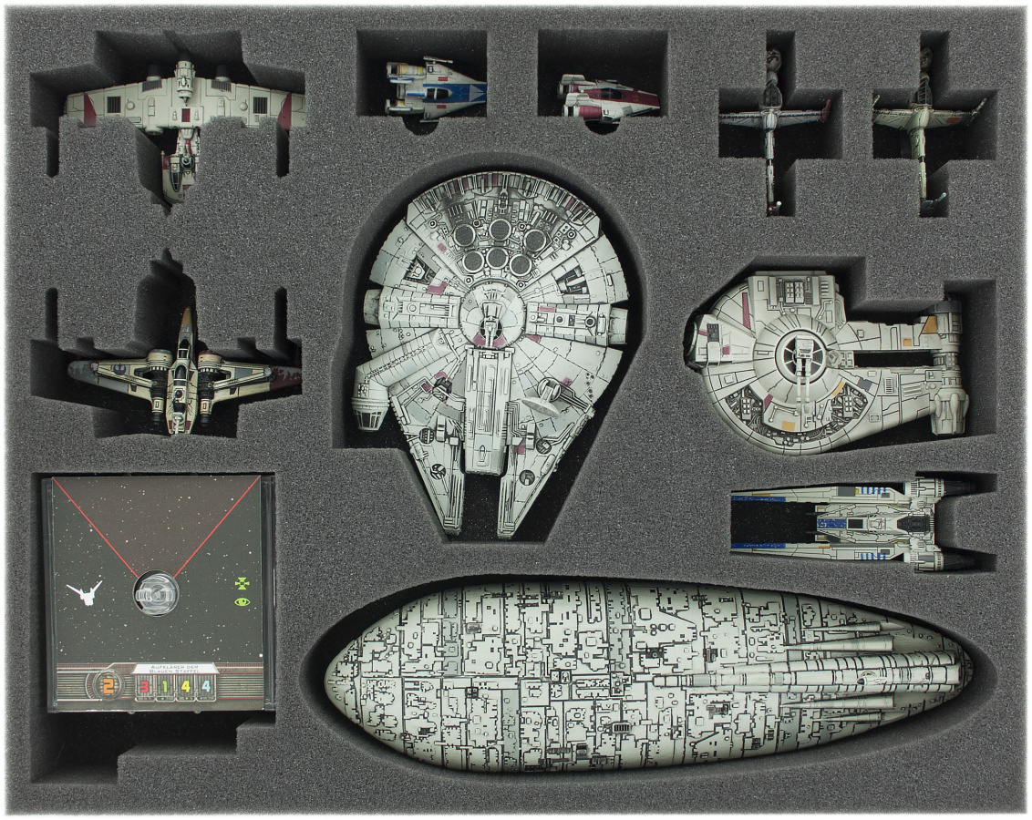 Feldherr Gąbka na X-Wing: Falcon, YT-2400, U-Wing, Rebel Transport