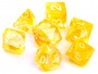 Komplet kości REBEL RPG - Nebula - Żółte