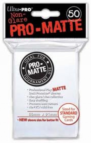 ULTRA-PRO Deck Protector - Pro-Matte Non-Glare White (Białe) 50