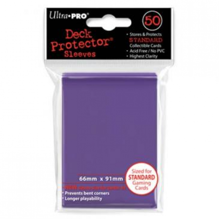 ULTRA-PRO Deck Protector - Solid Purple (Fioletowe) 50 szt.