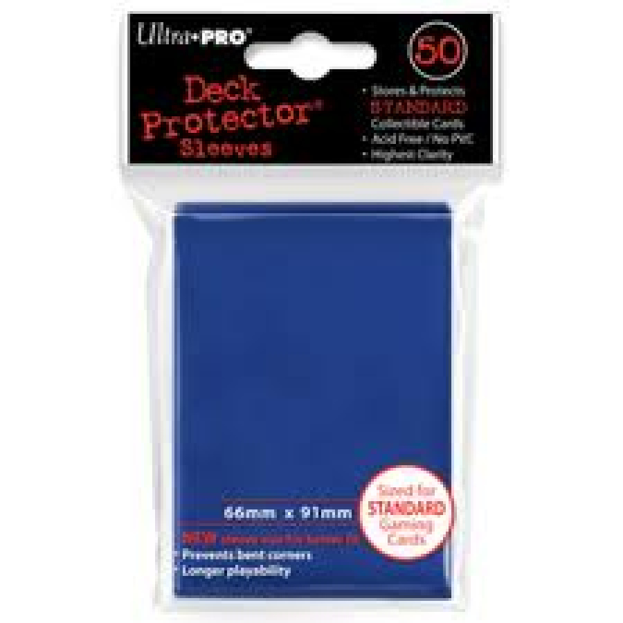 Ultra Pro: Deck Protector Sleeves - Solid Blue (Niebieskie)