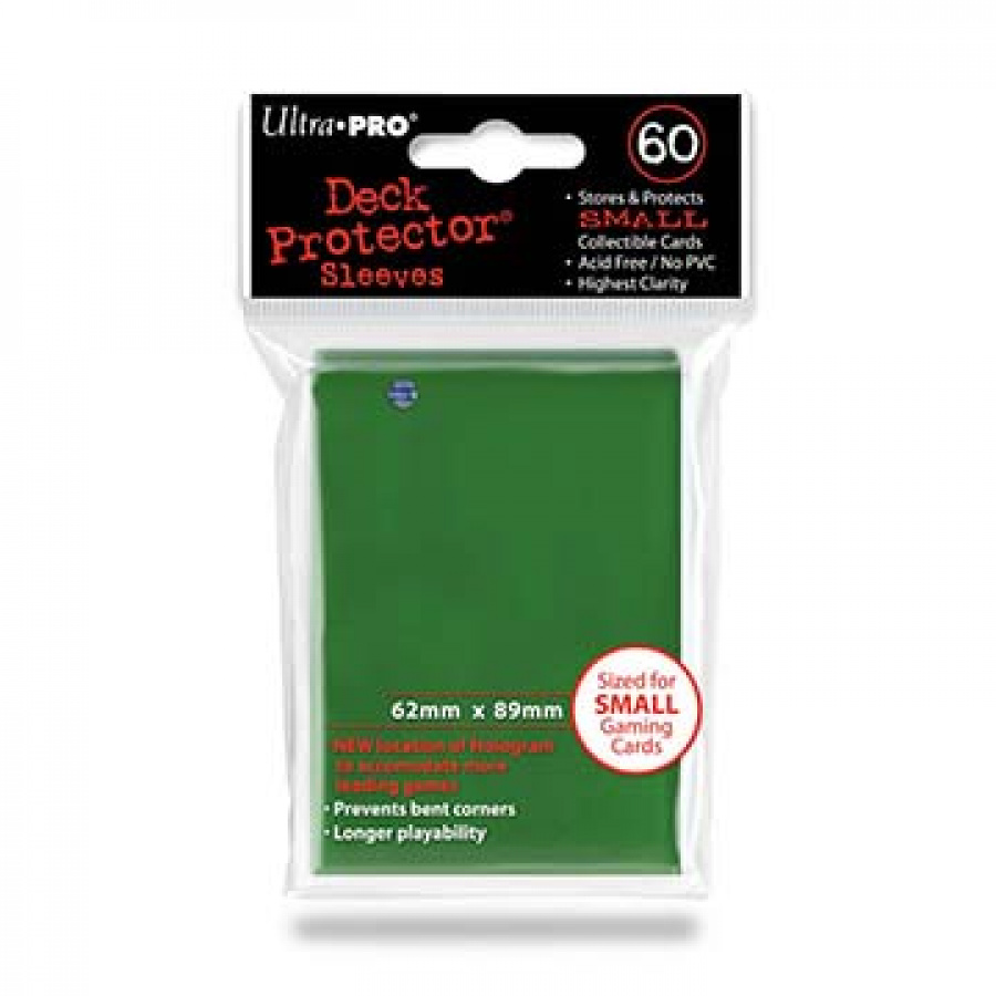 Ultra Pro: Deck Protector Sleeves - Small - Green (Zielone)