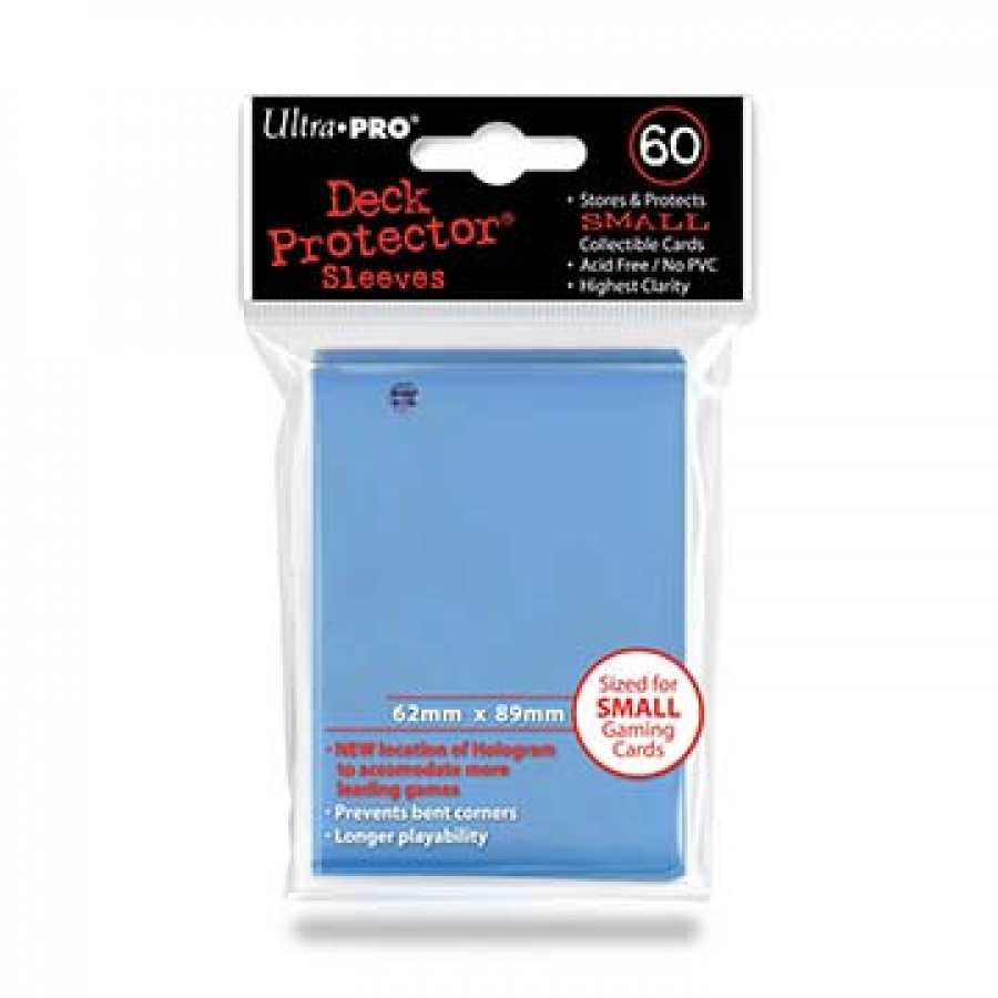 Ultra Pro: Deck Protector Sleeves - Small - Light Blue (Błękitne)
