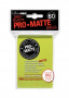 Ultra Pro: Deck Protector Sleeves - Pro-Matte Small - Bright Yellow (Limonkowe)