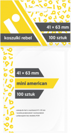 Koszulki na karty Rebel (41x63 mm) "Mini American", 100 sztuk