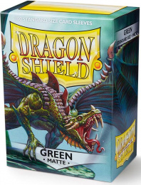 Dragon Shield: Koszulki na karty (63x88 mm) "Standard Size" Matte, 100 sztuk, Zielone