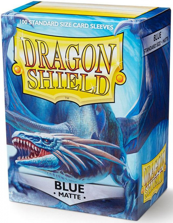 Dragon Shield: Koszulki na karty (63x88 mm) "Standard Size" Matte, 100 sztuk, Niebieskie