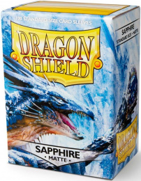 Dragon Shield: Koszulki na karty (63x88 mm) "Standard Size" Matte, 100 sztuk, Sapphire