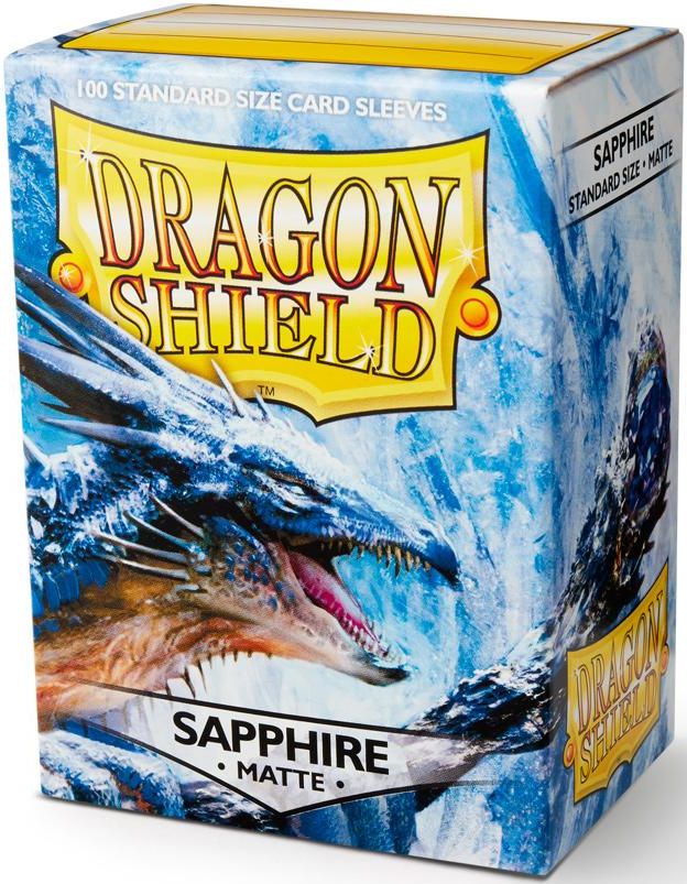 Dragon Shield: Koszulki na karty (63x88 mm) Standard Size Matte, 100 sztuk, Sapphire