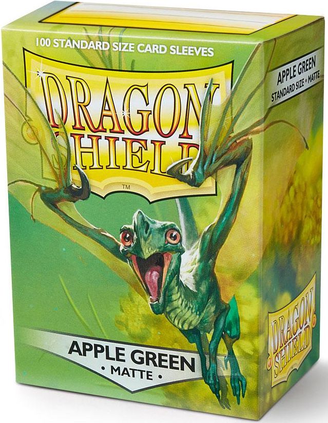 Dragon Shield: Koszulki na karty (63x88 mm) Standard Size Matte, 100 sztuk, Apple Green