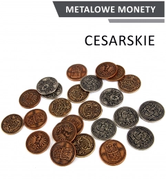 Metalowe Monety - Cesarskie (zestaw 24 monet)