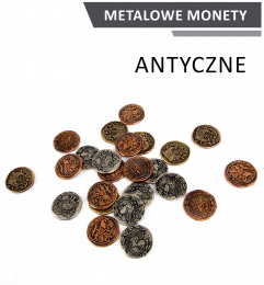 Metalowe Monety - Antyczne (zestaw 24 monet)