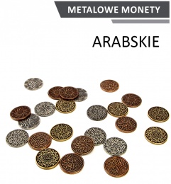 Metalowe Monety - Arabskie (zestaw 24 monet)